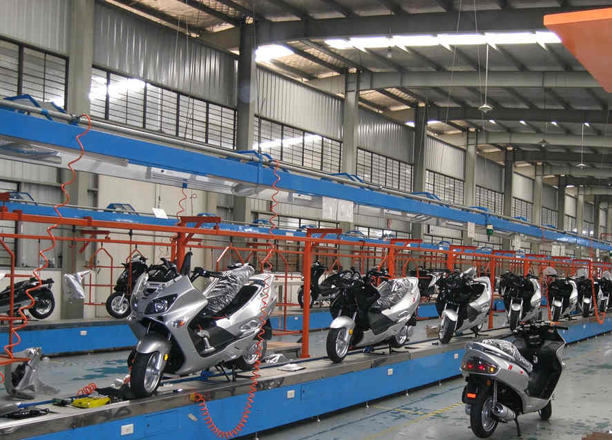 Scooter Motorcycle Assembly Line